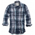 アメリカンイーグルメンズ EAGLE PLAID SHIRT (Blue)