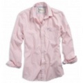 アメリカンイーグル EAGLE RELAXED STRIPE SHIRT (White/Pink Stripe)