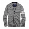 アメリカンイーグル MEN’S AE COLLEGIATE CARDIGAN (Grey) サイズ:Xl-Tall【即日発送】