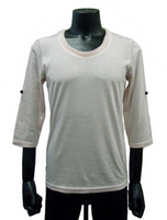 【キャサリンハムネット】クラウドネックジャージ5分袖:キャサリンハムネット[KATHARINE HAMNETT]