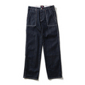 【30%OFF】DENIM BAKER PANTS:イエロールビー[YELLOWRUBY]