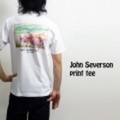 JOHNSEVERSON【ジョンセバーソン】バックプリントTシャツ「SURF CONVERTIBLE」