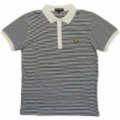 LYLE&SCOTT VINTAGE-ファインボーダーポロシャツ(Ivory) KH771V22