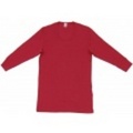 Smokey Wood 7分袖Uネックカットソー(Red) SW010214