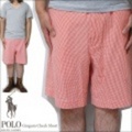 【POLO GOLF】 Gingum Check Short Red/ ポロ ゴルフ ラルフローレン ギンガムチェック ショーツ レッド