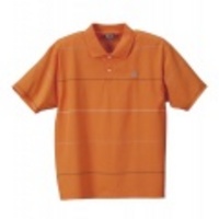 【送料無料】ポロシャツ半袖（オレンジ）〔6438〕