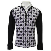 アーガイルフェイクレイヤードポロ:メンズビギ[MEN'S BIGI]