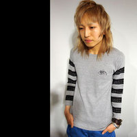 【60%OFF】アームボーダーサーマル7分ラグラン:イエロールビー[YELLOWRUBY]