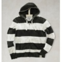 POLO RUGBY(ポロラグビー) FELIX FULL-ZIP HOODED RUGBY【BLK】