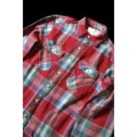 RRL フランネルシャツ【RED】