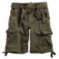 アメリカンイーグル AE BELTED CARGO SHORTS (Army Green)