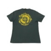 L★古着Tシャツラッキーブランドモーターサイクルグレー