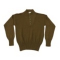 L★古着セーター 90年代 ミリタリー こげ茶