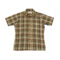 L★古着半袖シャツ 70年代 紺他