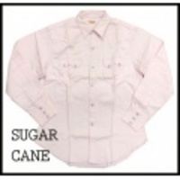 SUGAR CANE【シュガーケーン】長袖無地ウエスタンシャツ【送料無料】