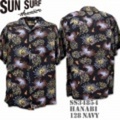 Sun Surf（サンサーフ）アロハシャツ SS34844【HANABI】Navy