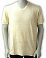BOSS HUGOBOSS[ボス ヒューゴボス] ピュアリネン Ｖネックカットソー[サンドベージュ]eraldo3 18796