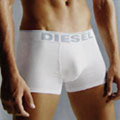 DIESEL[ディーゼル] ストレッチ ボクサーパンツ［ピュアホワイト］00abe0 ml030 100