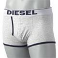 DIESEL[ディーゼル]　ストレッチ ボクサーパンツ[ヘザーライトグレー×ダークネイビー]