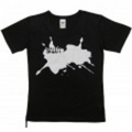 SABLE CLUTCH (セーブル クラッチ) DRIP THE SALUT CRACK PRINT T-SHIRTS(Black) SC01-051