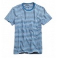 アメリカンイーグルメンズ AE Feeder Striped T (Anchor Blue)