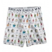 アメリカンイーグルメンズ AE HAPPY HOUR BOXER (White)