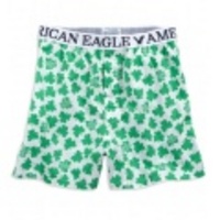 アメリカンイーグルメンズ AE IRISH LUCK BOXER (White)