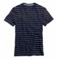 アメリカンイーグル AE Thin Striped T (Basic Navy)