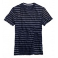 アメリカンイーグル AE Thin Striped T (Basic Navy)