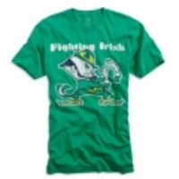 アメリカンイーグルメンズ Adidas Notre Dame Fighting Irish T (Green)