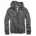 アメリカンイーグルメンズ Eagle Nautical Full-Zip Hoodie (Marl Heather Grey)