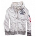 アメリカンイーグルメンズ Eagle Nautical Full-Zip Hoodie (Vintage White)