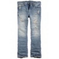 アメリカンイーグルメンズ RELAXED STRAIGHT JEAN (Light Authentic Destroy)