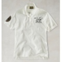 POLO RUGBY(ポロラグビー) CHARLES FRAYED BEACH POLO【Classic White】