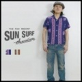 SUN SURF【サンサーフ】2010半袖レーヨンハワイアンシャツ（アロハシャツ）”DUKE’S GEOMETRIC BORDER”【送料無料】