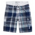 アメリカンイーグルメンズ AE Exploded Plaid Board Shorts /44インチ (Grey)