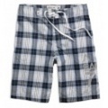 アメリカンイーグルメンズ AE Plaid Board Shorts (Navy)