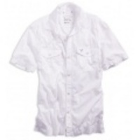 アメリカンイーグルメンズ AE SUMMER CADET SHIRT (White)