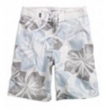 アメリカンイーグルメンズ AE Sunwashed Floral Board Shorts (Light Blue)