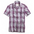 アメリカンイーグルメンズ EAGLE SUMMER PLAID SHIRT (Burgundy)