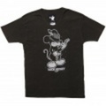 +8 PARIS ROCK ディズニーコラボ ギターハットミッキーTシャツ(Black) DRT-08