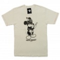 +8 PARIS ROCK ディズニーコラボ ギターハットミッキーTシャツ(Off White) DRT-08