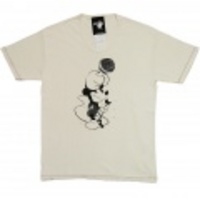 +8 PARIS ROCK ディズニーコラボ マイクミッキーTシャツ(Off White) DRT-04