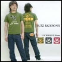 BUZZRICKSONS【バズリクソンズ】ロッキード社スカンクワークスプリント半袖Tシャツ「F-117」