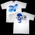 SKULL HANDS S/S Tee/WHITE Tシャツ【DxAxM/ ダム】