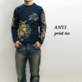 ANTI L/S Tシャツ「Charm of a butterfly fish」【アースマーケット本店】