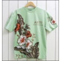 ANTI半袖プリントＴシャツ「HawaiianFlower」