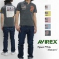 AVIREX【アビレックス】ピグメントワッペンポロシャツ”２RANGERS”【送料無料】