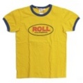 BARNS【バーンズ】オールドコットン天竺リンガーＴシャツ「ROLL」