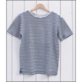 BARNS【バーンズ】ボートネックボーダーＴシャツ【40%OFF】